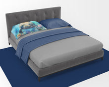 Load image into Gallery viewer, Manatee Standard Pillowcase – Artistic Decorative Front, White Back
