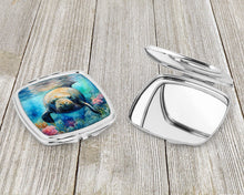 Load image into Gallery viewer, Manatee Compact Mirror – Stylish Purse Mirror with Artistic Covers