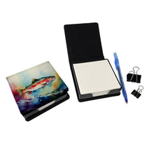 Load image into Gallery viewer, Rainbow Trout PU Leather Note Paper Holder