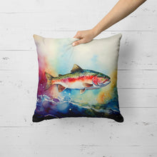 Load image into Gallery viewer, Rainbow Trout Throw Pillow