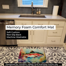 Load image into Gallery viewer, Rainbow Trout Memory Foam Kitchen Mat DAC2815RUG