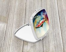 Load image into Gallery viewer, Rainbow Trout Compact Mirror – Stylish Purse Mirror with Artistic Covers
