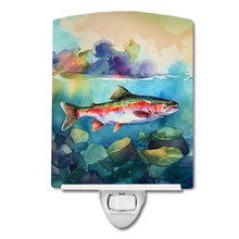Load image into Gallery viewer, Rainbow Trout Ceramic Night Light
