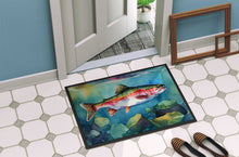 Load image into Gallery viewer, Rainbow Trout Doormat - Large 24x36 – Indoor/Outdoor Floor Mat with Artistic Flair