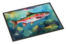 Load image into Gallery viewer, Rainbow Trout Doormat - Large 24x36 – Indoor/Outdoor Floor Mat with Artistic Flair