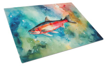 Load image into Gallery viewer, Salmon Glass Cutting Boards – Durable, Decorative Kitchen Art Large