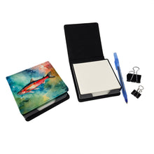 Load image into Gallery viewer, Salmon PU Leather Note Paper Holder