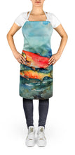 Load image into Gallery viewer, Salmon Apron – Artist-Designed Kitchen, BBQ &amp; Craft Apron