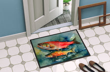 Load image into Gallery viewer, Salmon Doormat - Large 24x36 – Indoor/Outdoor Floor Mat with Artistic Flair