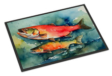 Load image into Gallery viewer, Salmon Doormat - Large 24x36 – Indoor/Outdoor Floor Mat with Artistic Flair