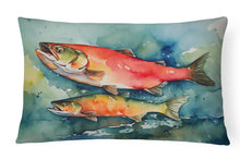 Load image into Gallery viewer, Salmon Throw Pillow
