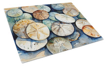 Load image into Gallery viewer, Sand Dollars Glass Cutting Boards – Durable, Decorative Kitchen Art Large