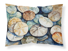 Load image into Gallery viewer, Sand Dollars Standard Pillowcase – Artistic Decorative Front, White Back