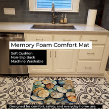 Load image into Gallery viewer, Sand Dollars Memory Foam Kitchen Mat DAC2819RUG