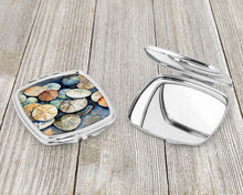 Load image into Gallery viewer, Sand Dollars Compact Mirror – Stylish Purse Mirror with Artistic Covers