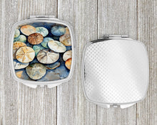 Load image into Gallery viewer, Sand Dollars Compact Mirror – Stylish Purse Mirror with Artistic Covers