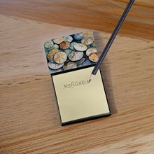 Load image into Gallery viewer, Sand Dollars Sticky Note Holder- Refiilable Desk Accessory Note Pad