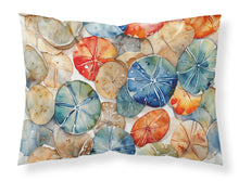 Load image into Gallery viewer, Sand Dollars Standard Pillowcase – Artistic Decorative Front, White Back