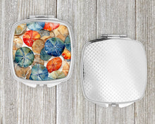 Load image into Gallery viewer, Sand Dollars Compact Mirror – Stylish Purse Mirror with Artistic Covers