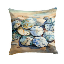 Load image into Gallery viewer, Sand Dollars Throw Pillow - 14x14 Decorative Pillow – Art for Your Home &amp; Patio