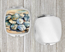 Load image into Gallery viewer, Sand Dollars Compact Mirror – Stylish Purse Mirror with Artistic Covers