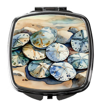 Load image into Gallery viewer, Sand Dollars Compact Mirror – Stylish Purse Mirror with Artistic Covers