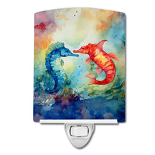 Load image into Gallery viewer, Seahorses Ceramic Night Light