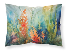 Load image into Gallery viewer, Seaweed Standard Pillowcase – Artistic Decorative Front, White Back