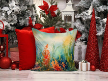 Load image into Gallery viewer, Seaweed Throw Pillow - 14x14 Decorative Pillow – Art for Your Home &amp; Patio