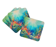 Load image into Gallery viewer, Seaweed Coasters - Set of 4 Lightweight Foam, Absorbent Drink Coasters