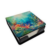 Load image into Gallery viewer, Seaweed PU Leather Note Paper Holder