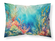 Load image into Gallery viewer, Seaweed Standard Pillowcase – Artistic Decorative Front, White Back