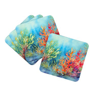 Load image into Gallery viewer, Seaweed Coasters - Set of 4 Lightweight Foam, Absorbent Drink Coasters