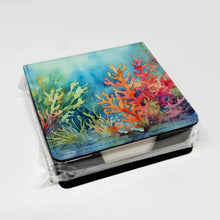 Load image into Gallery viewer, Seaweed PU Leather Note Paper Holder