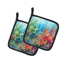 Load image into Gallery viewer, Seaweed Pot Holders - Set of 2 Decorative Kitchen Helpers | Made in the USA
