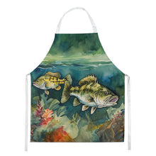 Load image into Gallery viewer, Smallmouth Bass Apron – Artist-Designed Kitchen, BBQ &amp; Craft Apron