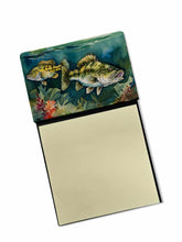 Load image into Gallery viewer, Smallmouth Bass Sticky Note Holder- Refiilable Desk Accessory Note Pad