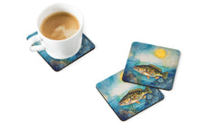 Load image into Gallery viewer, Smallmouth Bass Coasters - Set of 4 Lightweight Foam, Absorbent Drink Coasters