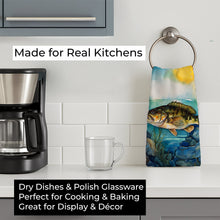 Load image into Gallery viewer, Smallmouth Bass Kitchen Towel DAC2827KTWL