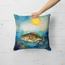 Load image into Gallery viewer, Smallmouth Bass Throw Pillow