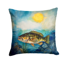 Load image into Gallery viewer, Smallmouth Bass Throw Pillow