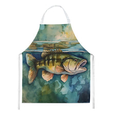 Load image into Gallery viewer, Smallmouth Bass Apron – Artist-Designed Kitchen, BBQ &amp; Craft Apron