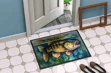 Load image into Gallery viewer, Smallmouth Bass Doormat - Large 24x36 – Indoor/Outdoor Floor Mat with Artistic Flair