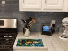 Load image into Gallery viewer, Smallmouth Bass Glass Cutting Boards – Durable, Decorative Kitchen Art Large