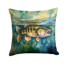 Load image into Gallery viewer, Smallmouth Bass Throw Pillow