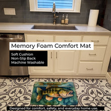 Load image into Gallery viewer, Smallmouth Bass Memory Foam Kitchen Mat DAC2828RUG