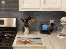 Load image into Gallery viewer, Starfish Glass Cutting Boards – Durable, Decorative Kitchen Art Large