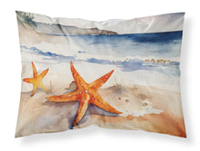 Load image into Gallery viewer, Starfish Standard Pillowcase – Artistic Decorative Front, White Back