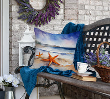 Load image into Gallery viewer, Starfish Throw Pillow