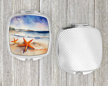 Load image into Gallery viewer, Starfish Compact Mirror – Stylish Purse Mirror with Artistic Covers